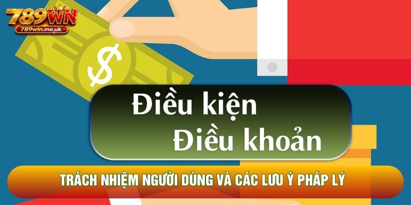 Trách nhiệm người dùng và các lưu ý pháp lý 